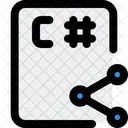 C Sharp File Share Icon