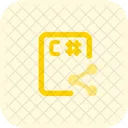 C Sharp File Share  Icon