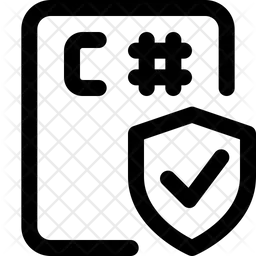 C Sharp File Shield  Icon