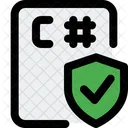 C Sharp File Shield Icon