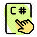 C Sharp File Touch  Icon