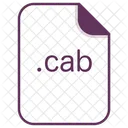 Cab Datei Dokument Symbol