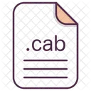 Cab Datei Dokument Symbol