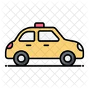 Cab Service Taxi Car Icon
