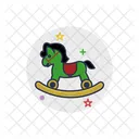 Caballo Jugar Madera Icono