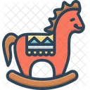 Caballo de madera  Icono