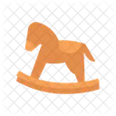 Caballo mecedora de juguete  Icono