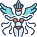 Cabaret Carnival Showgirl Icon