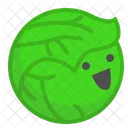 Cabbage Happy Vegetable Icon