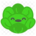 Cabbage Happy Vegetable Icon