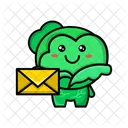 Cabbage Get Mail Cute Cabbage Cute Icon