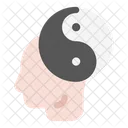 Cabeca Yin Yang Icon