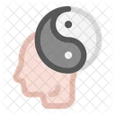 Cabeca Yin Yang Icon