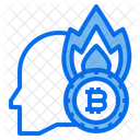 Cabeça de bitcoin  Icon