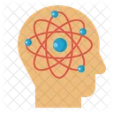 Cabeca Com Atomos Ícone