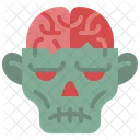 Zumbi Cabeca Cerebro Icon