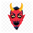 Cara Do Diabo Mascara De Demonio Cabeca Do Diabo Ícone