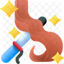 Pelo RIZADO  Icono