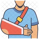Cabestrillo para brazo  Icono