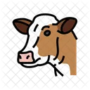 Cabeza Vaca Animal Icono