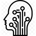 Cabeza artificial  Icono