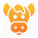 Cabeza De Caballo Benigno Herbivoro Icono