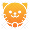 Cabeza De Gato Hembra Gato Mascota Icono