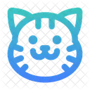 Cabeza de gato  Icono