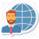 Jefe De Pais Internacional Negocios Icon