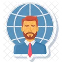 Jefe De Pais Internacional Negocios Icon