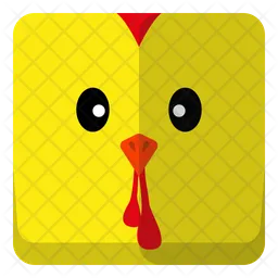 Cabeza de pollo  Icono