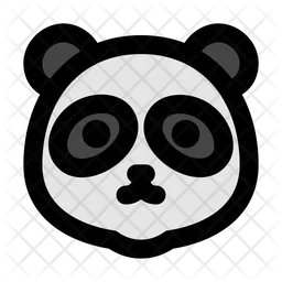 Cabeza de panda  Icono