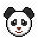 Panda Cabeza Personaje Icono