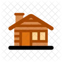 Cabin Wood House Icon