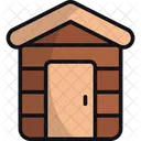 Cabin Hut Wooden House Icon