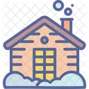 Cottage Wooden Accommodation Icon