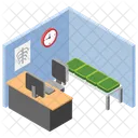 Cabina De Gerente Gerente De Proyecto Lugar De Trabajo Icon
