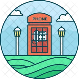 Cabina de teléfono  Icono