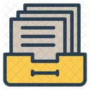Cabinet Drawer Files Icon