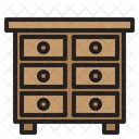 Cabinet Cupboard Table Icon