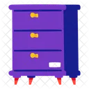 Cabinet Desk Storage Icon