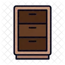 Cabinet Storage Wood Icon