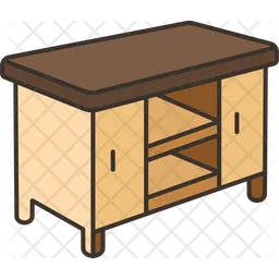 Cabinet Table  Icon