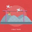 Cable Train Mountain Icon