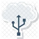 Cable Cloud Computing Icon