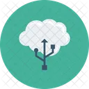 Cable Cloud Computing Icon