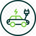 Cable Charging Car Electric Car Icon