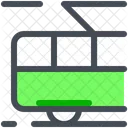 Cable Car Raw Simple Icon