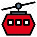 Cable Car Transport Vacation Icon