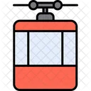 Cable Car Transport Vehicle Icon